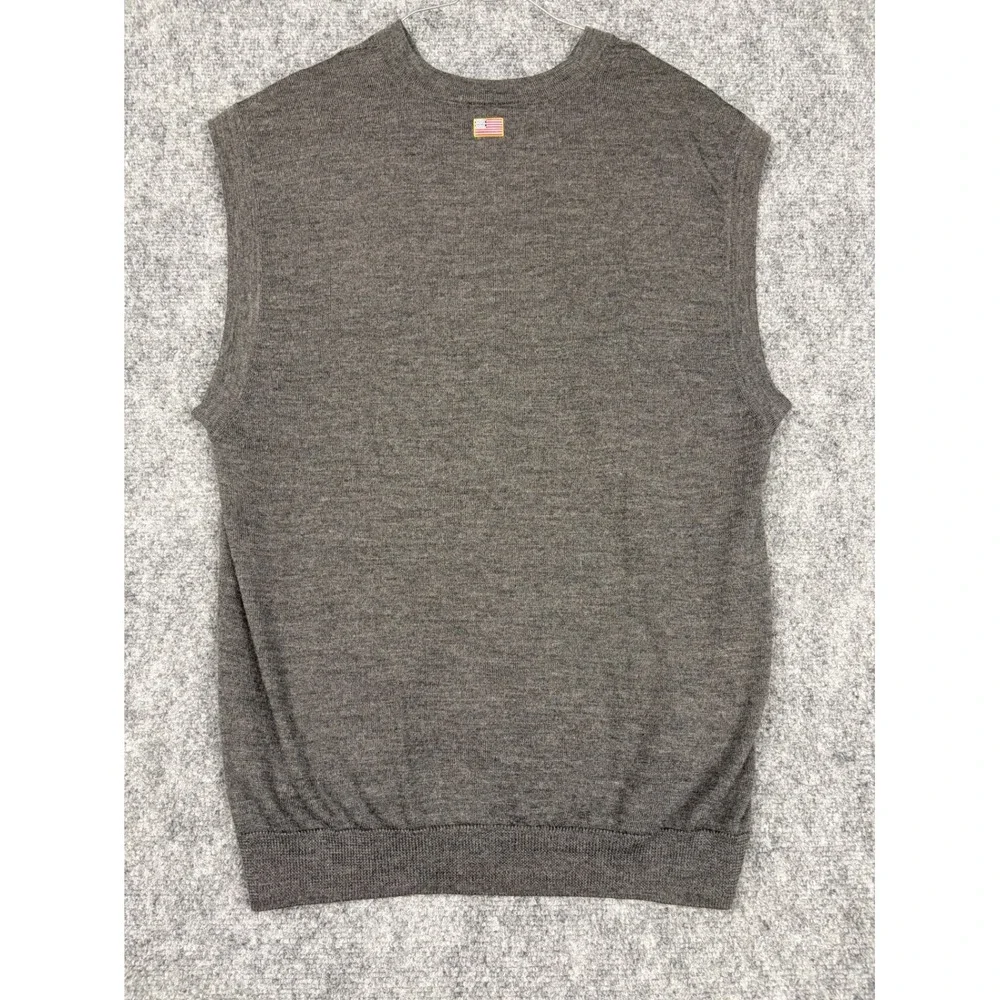 Nike Golf Ryder Cup Valhalla Sweater Vest Mens Medium Grey V-Neck Knit Vest